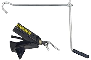 Viatools Scissor Jack Crank Handle, Thickened Steel Durable Jack Wrench for 1Ton - 3Ton Scissor Jacks (1 PC Silver)