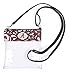 Clear Crossbody Bag Purse For College Stadium Approved Transparent Officially Licensed Collegiate Gear With Logo