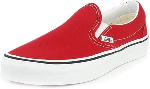 vans slip on rosso