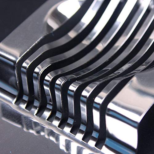 1CAwindwinevine Silver Color Easy to Use and Clean Stainless Steel Boiled Egg Slicer Section Cutter Mushroom Tomato Cutter Kitchen Novelty Tool