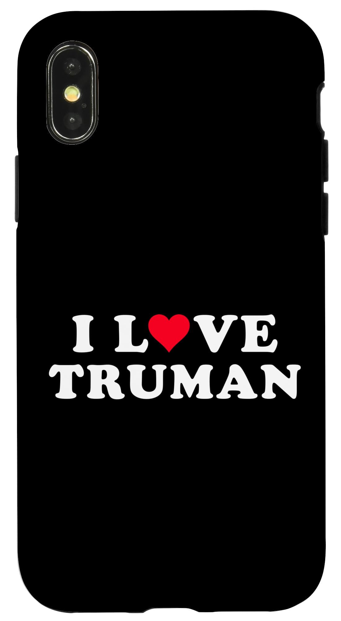 iPhone X/XS I Love Truman Matching Girlfriend & Boyfriend Truman Name Case