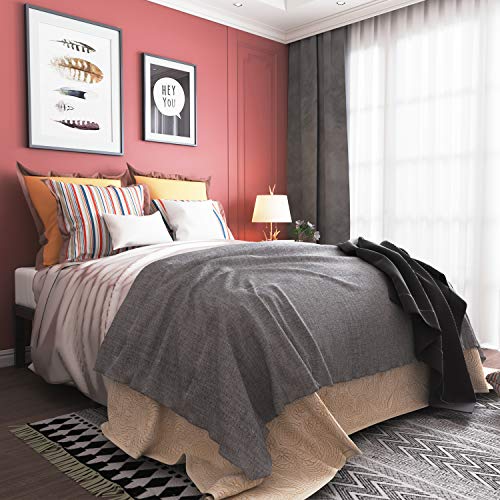 California King Platform Bed Frame 16 Inch Heavy Duty Strong Steel