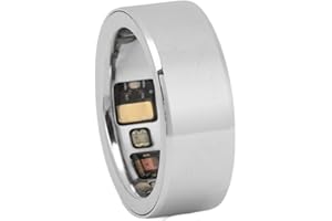 FOCKETY Smart Ring Health Tracker for Women & Men, Smart Health Ring Fitness Tracker, Continuously Records Sleep Quality, Heart Rate, Temperature, Blood Oxygen and Pedometer