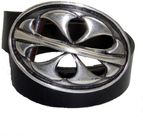 Tobacco Road Dark Brown Leather Belt Rocker Style Buckle Belt Size: 42