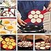 Silicone Pancakes Mold - New Upgrade Silicone Flip Molds 7 Circles Reusable Non Stick Egg Mold Ring pancake Maker for Kitchen - 2 Pack
