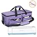 Luxja Carrying Bag Compatible with Cricut Explore Air and Maker, Tote Bag Compatible with Cricut Explore Air and Supplies (Bag Only, Patent Pending), Purple primary