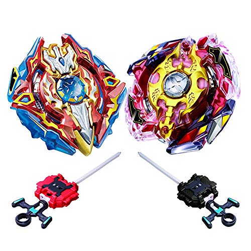 Bay bettle Burst B-92 Starter Sieg Excalibur.1.Ir and B-86 Legend Spriggan 7 Mr Blades with Launcher Stater Set high Performance Battle top