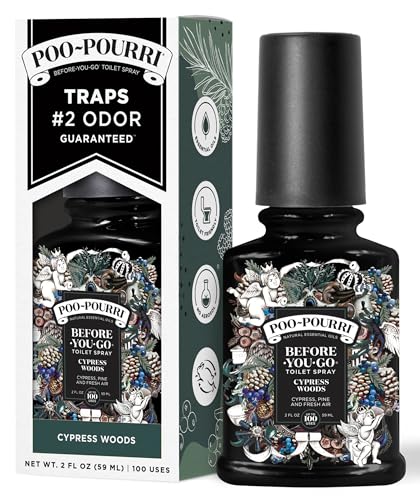 Poo-Pourri Before-You-Go Toilet Spray, Cypress Woods, 2 Fl Oz - Cypress, Pine