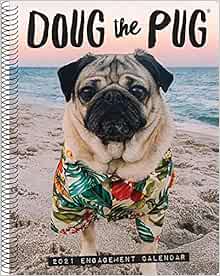 Doug the Pug 2021 Engagement Calendar (Dog Breed Calendar ...