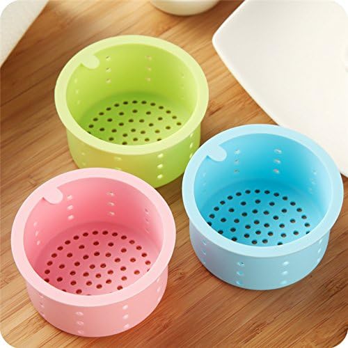 Silicone Kitchen Bath Sink Strainer Waste Plug Floor Drain Filter Hair Catcher Stopper