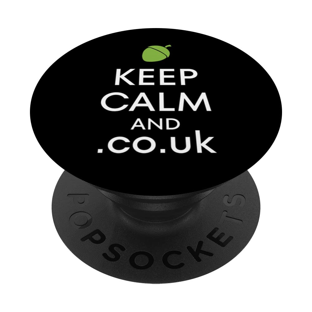 Acorn Domains - Keep Calm and .co.uk PopSockets Swappable PopGrip
