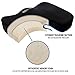 Seat Cushion Memory Foam - Soft. Orthopedically Designed For Sciatica - Coccyx - Tailbone - Lower Back Pain Relief. Ideal For Home - Office Chair - Wheelchair - Car. Non-slip Bottom. Carrying Bag.
