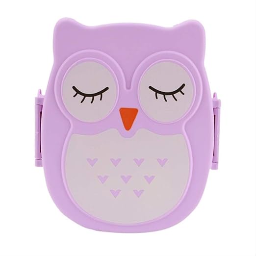 Búho de dibujos animados, fiambrera, cajas portátiles para niños ...