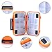 Agepoch Waterproof Fly Fishing Tackle Box Storage Box Fishing Lure Plastic Boxes for Bait Casting Fishing (Small/Orange)