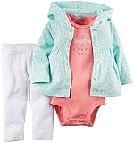 Carter's Baby Girls' 3 Piece Floral Cardigan Set (Baby)