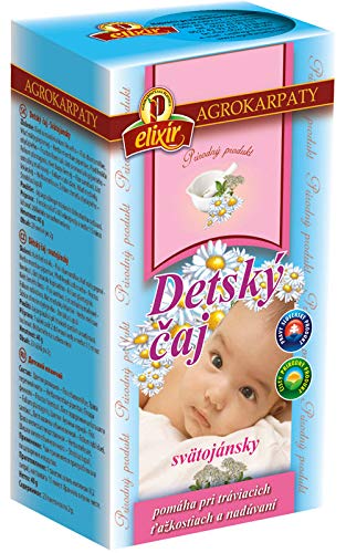 Baby Stomach Tea for Bloating, Upset Tummy and Digestion - Pure Natural Herbal Tea Grown in Europe (20 Tea Bags 40g)