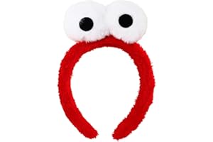 LUZTACT Monster Headband with Big Eyes Plush Cartoon Costume Headwear for Halloween Cosplay Accessories