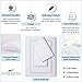 Feather & Stitch 500 TC King Size Damask Bed Sheet Set, 100% Cotton Soft Breathable Bedsheets, 4 Piece 18