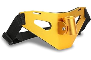 RiToEasysports Fishing Fighting Waist Belt,Aluminium Alloy Fishing Rod Pole Holder Stand Up Waist Fighting Belt for Fishing