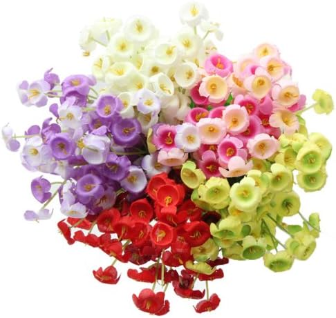 Artificial Campanula Flower Bouquet Party Home Centerpieces .