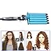 inkint Profession Ceramic Waving Iron, Deep Wave Hair Curling Iron, Hair Barrels Curler Hairstyle Styling Tool-3 Temperature Choices for Soft or Harden Hair (16mm)
