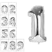 Lovne 40 Inch Jumbo Silver Number 1 Balloon Giant Prom Balloons Helium Foil Mylar Huge Number Balloons 0 to 9 for Birthday Party Decorations Wedding Anniversary