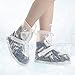 ARUNNERS Waterproof Boots Women (Transparent, 2XL)