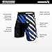 Hayabusa Metaru Charged Brazilian Jiu Jitsu and MMA Shorts (Black/Blue, 34)