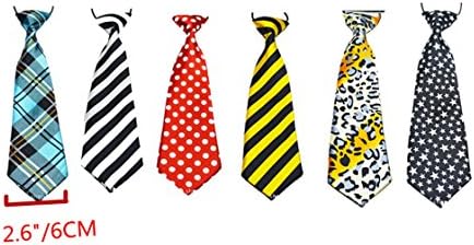2500 Silk Art 6 pc Boys Mixed Pattern Pre-Tied Elastic Fashion Necktie Sets
