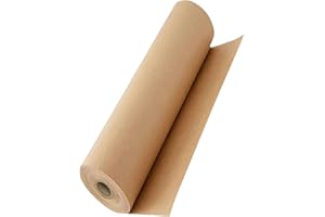 UDAREIT Brown Butcher Paper Roll for Smoking Meat Unwaxed 12 Inch x 60 Feet, BBQ Peach Wrapping Paper for Smoking Meat, Brisket, Crawfish Boil or Table Runner