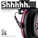 Vanderfields Earmuffs for Kids - Hearing Protection Muffs for Children Small Adults Women Foldable Design Ear Defenders Protector with Adjustable Padded Headband for Optimal Noise Reduction - Pink