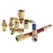 Airkoul 8Pcs Car A/C Air Conditioning Refrigeration R134A R12 Connector Adapter Hose Set Kits