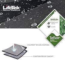 lifetek windproof travel umbrella