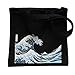 ASAPS Black Printed Vintage Canvas Tote Bag with Handles