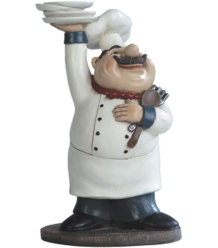 Amazon.com: George S. Chen Imports Chef Holding A Tray