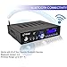 Pyle  200W Audio Stereo Receiver – Wireless Bluetooth Home Power Amplifier Home Entertainment System w/ AUX IN, USB Port, DVD CD Player, AM FM Radio, 2 Karaoke Microphone Input, Remote – PDA5BU.0thumb 4
