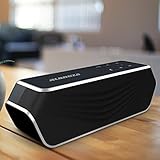 Portable Wireless Bluetooth Speaker - A1 (2017 New Design) 8 watt Wireless Speaker for Outdoor, Home, Car including Stereo Surround Sound Design, Heavy-duty, 24-hour Customer Support. (Black)