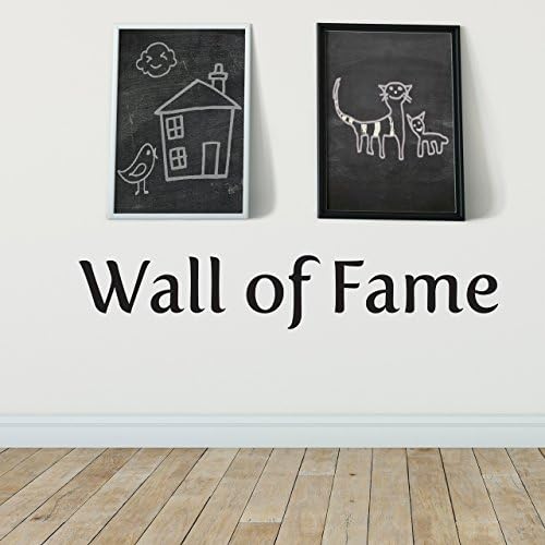 Wall of Fame Vinyl Wall Decal by Wild Eyes Signs, Sports Room Decal, Wall Lettering, Feature Wall Sticker, Family Living Room Decor, Achievements, Photo Wall Art, HH2217