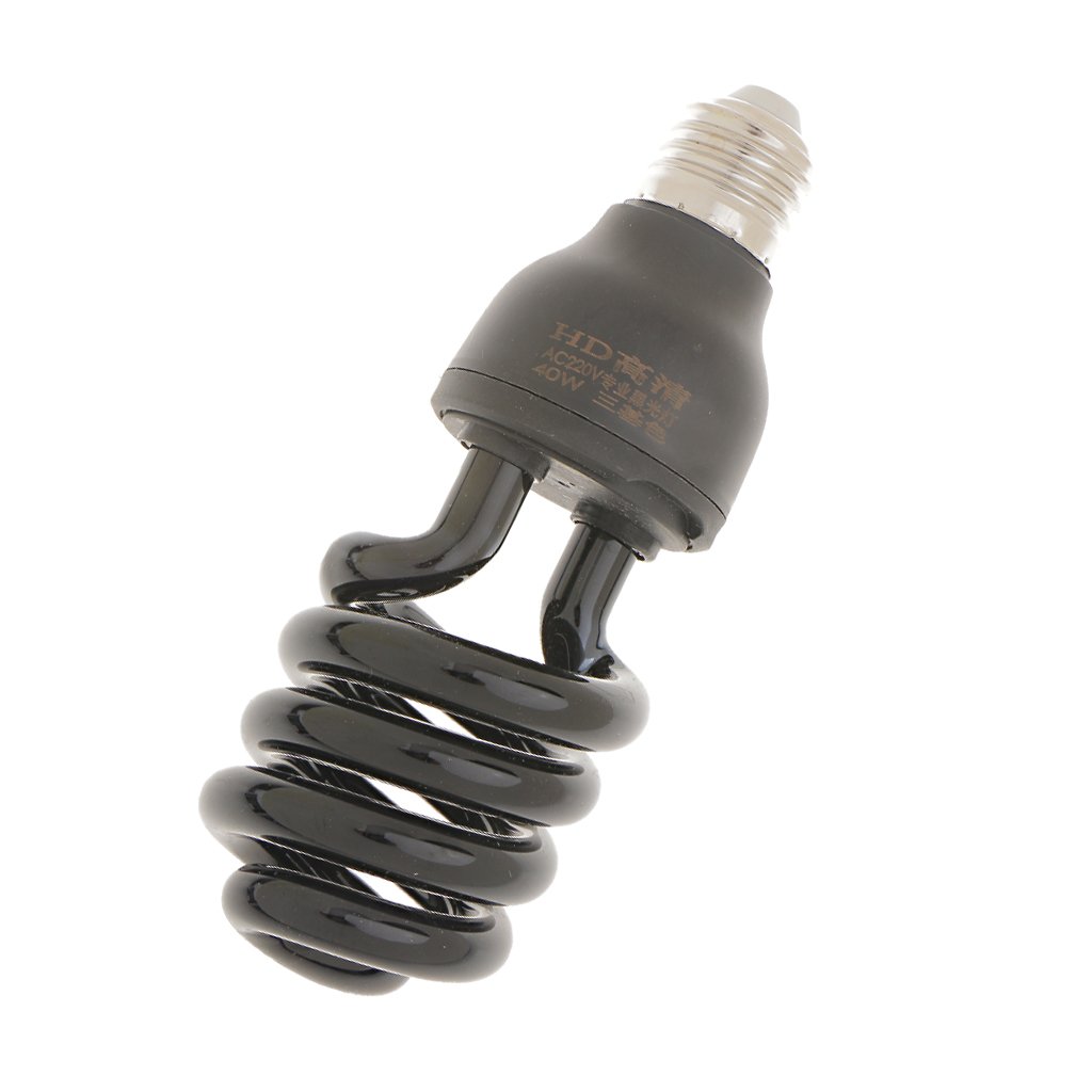 20W Recta LOVIVER E27 Lámpara de Luz UV Negra Bactericida Fluorescente