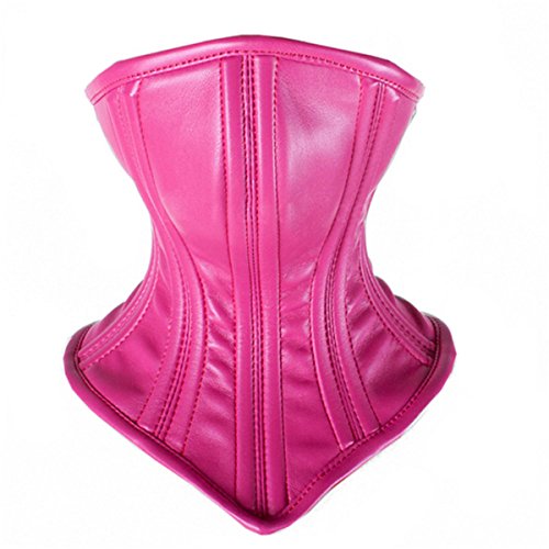 Strapon Face Neck Bound Leather -Davidsource Head Harness Slave Restraint Purple Leather No Pungent Smell Corset Muzzle Posture BDSM Unisex Bondage Kit (18 Inches Neck Round, Purple)