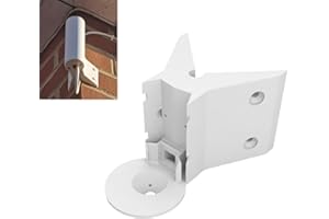 Outdoor Corner Wall Mount for Ubiquiti UniFi U6 Mesh/Flex-HD Access Point, External 90-Degree Angled Bracket with Cable Routi