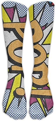 QCa Stocking Amazing Pop Art Unisex Outdoor Knee High Long Tube Socks