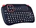 Hausbell Mini H7 2.4GHz Wireless Entertainment Keyboard with Touchpad for PC, Pad, Andriod TV Box, Google TV Box, Xbox360, PS3 (Black)