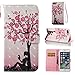 Firefish iPhone 7 Plus Case,iPhone 8 Plus Case,PU Leather Shock Absorbent Case with Inner Rubber Bumper Protective Cover Fashion Kickstand Flip Folio Book Case Cover for Apple iPhone 7 Plus-Tree