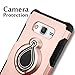 eSamcore Galaxy Grand Prime Case, Galaxy J2 Prime Case, Protective Rugged Case Cover with Ring Holder Kickstand [Car Mount Available] for Samsung Galaxy Grand Prime G530 / J2 Prime [Rose Gold]