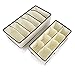 KICODE Collapsible Storage Boxes Bra Underwear Socks Closet Organizer Drawer Divider 4 Set