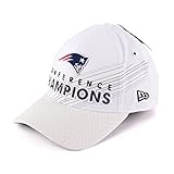 New Era NFL New England Patriots 2016 Conference Champions Trophy Collection Locker Room 9FORTY Hat White Adjustable