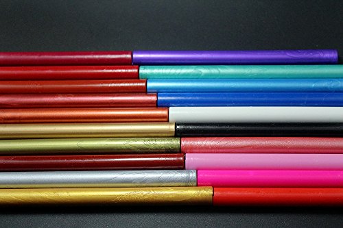 XICHEN10PCS Vintage Sealing Glue Gun Sealing Wax Wax Sticks Wax Seal Supplies a Variety of Colors (New Red Wine)