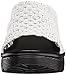 Skechers Cali Women's Parallel-Milk And Honey Wedge Sandal,White/Silver,7.5 M US