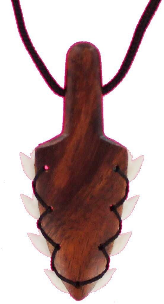 Koa Wood Leiomano - Ancient Hawaiian Warrior Dagger Pendant Necklace